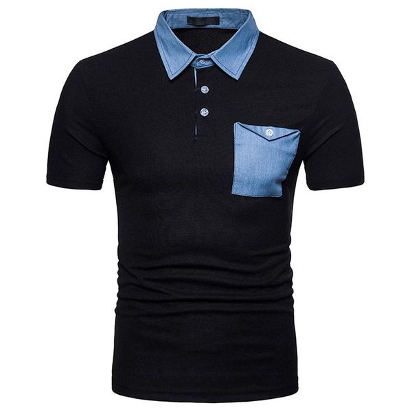 

brand men's shirt men cotton short sleeve brands mens shirts plus size s-xxl polos, White;black