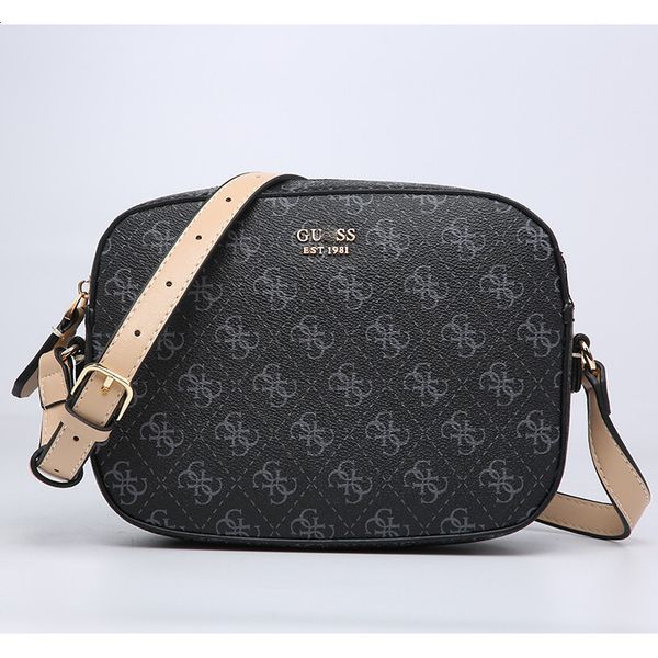 

2021 new gu & ess small square bag camera fashion printing women's