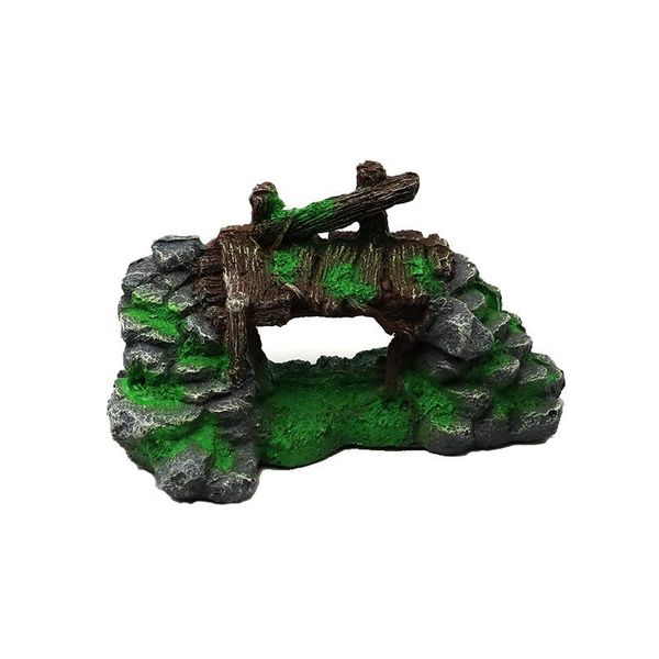 

decorations aquarium rockery bridge decoration fish tank landscaping ornaments shrimp shelter cave aquascape decor accessories