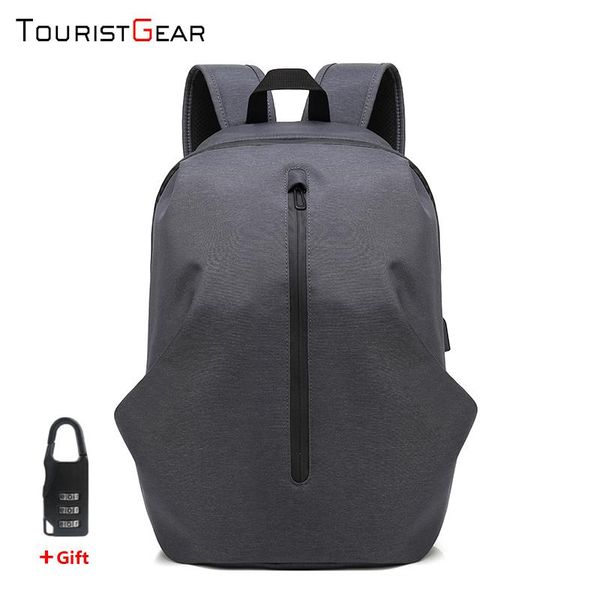 

backpack men's anti theft usb notebook school bags for boys waterproof business 14 inch laptravel mochila escolar