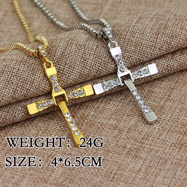 

chains necklace for man toledo cross speed with furious 7 diamond hip hop men cast iron cauldron wicca custom, Silver