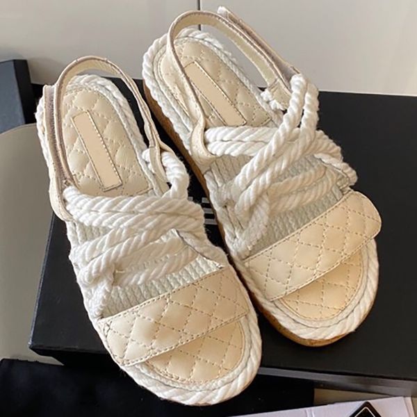 

80% off store online designer ladies sandals fashion summer shoes twine lace-up beach, Black