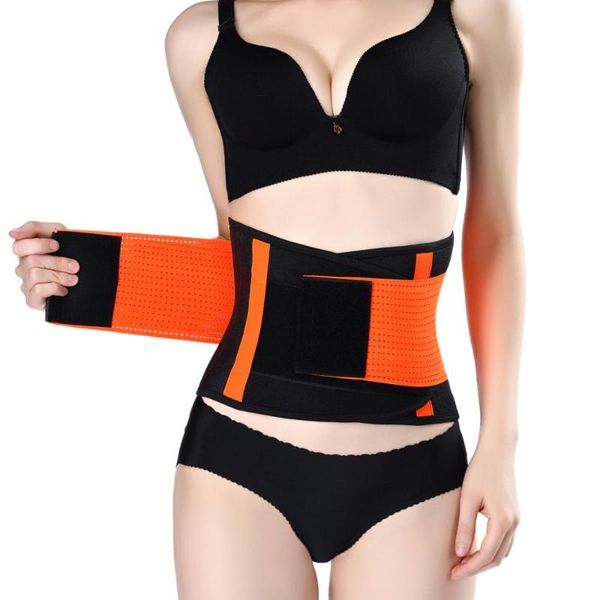 

waist trainer slimming belt neoprene body shaper cincher trimmer sport girdle workout strap shapewear for women corset support, Black;gray