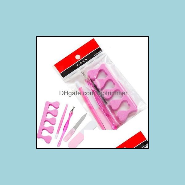

set salon health beautyprofessional basic manicure file toe separator cuticle treatment allinone art tools kit for nail care drop del