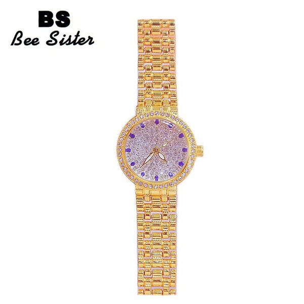 

-sale watch waterproof imported movement high-end custom full diamond female fa1598 wristwatches, Slivery;brown