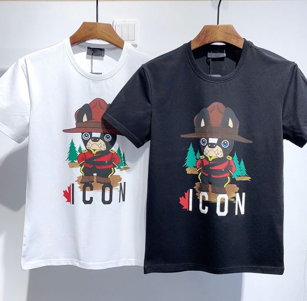 

2021 icon designers mens womens t shirt summer maple leaf tees dt859 fashion off essentials white ds letters t-shirts hip-hop clothing, White;black