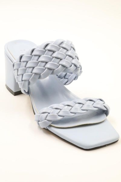 

sandals 6033 blue short heels women, Black