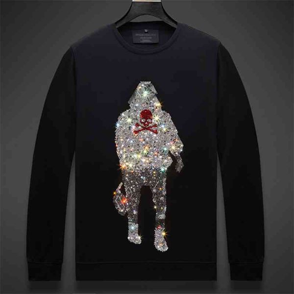 

t shirts europe and the united states large size slim long sleeve t-shirt men's cotton drilling design, White;black