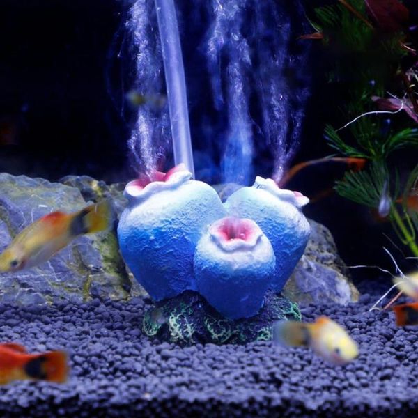 

decorations bubbles making harmless for shrimps aquarium ornament