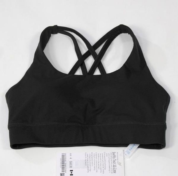 

2021 suit yoga align energy bra women's sports shockproof cross sling back tight