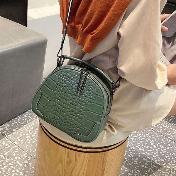

bag women's leather bag 2021 fashion korean hand slung shoulder bucket