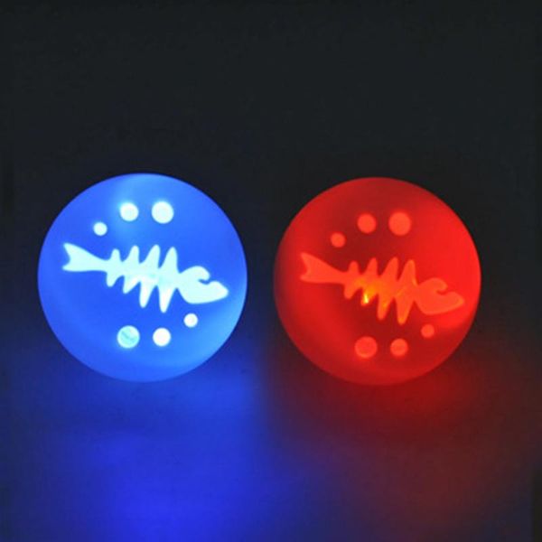 

3pcs/lot cat playing toy with catnip rolling ball luminous teaser kitten interactive pet supplies toys