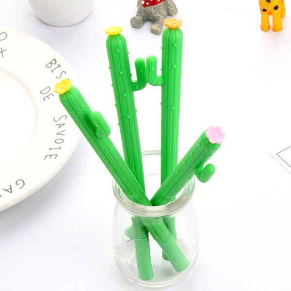 

gel pens 36 pcs/lot cactus pen cute 0.5mm black ink neutral office school writing supplies stationery gift