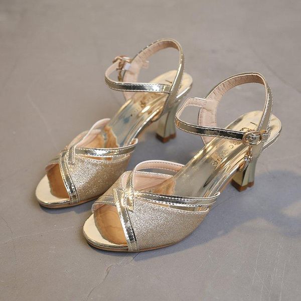 

sandals women 2021 summer shoes woman dress bling weddging silver high heels pumps ladies zapatos mujer 7217, Black