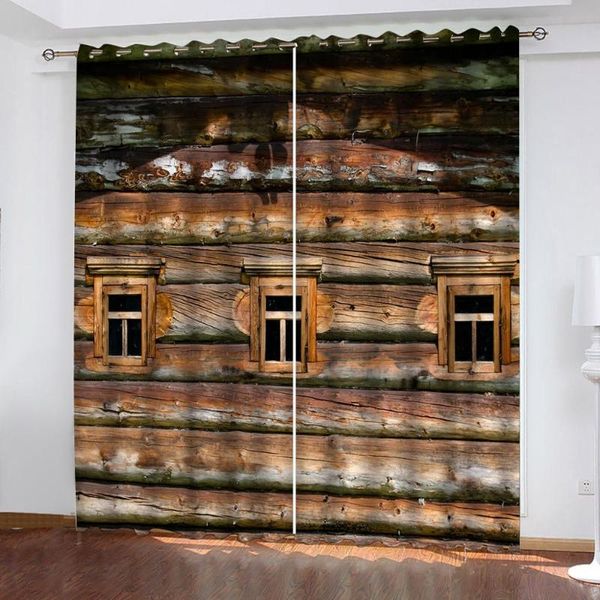

custom 3d curtain living room bedroom woodern door curtains for children blackout printing drapes &