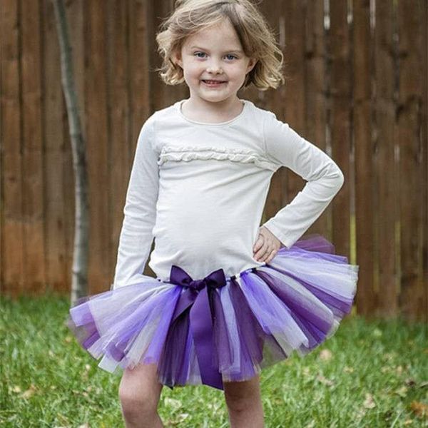 

baby girl tulle tutu skirt kids princess mini skirts fluffy girls' ball gown children party halloween pettiskirt, Blue
