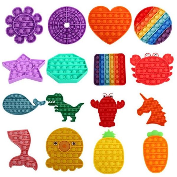 

push bubble fidget toy favor stress relief anti-anxiety sensory toys for kids and adults family friends