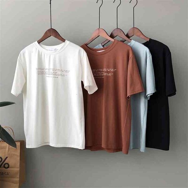 

women's t-shirt summer short sleee white cotton cartoon printing shirts korean fashion women syiv