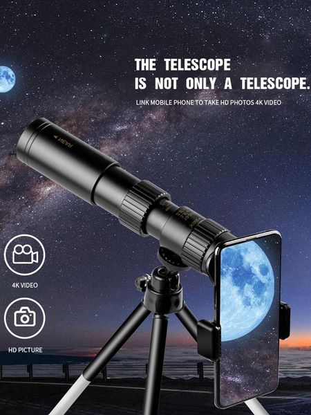 

telescope & binoculars 10-300x40mm monocular super zoom quality eyepiece portable hunting lll night vision scope camping