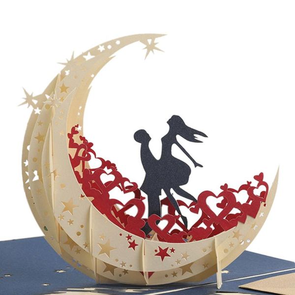 

greeting cards 3d hollowed out with envelope year party wedding invitation folding craft card postcards paper holiday home diy