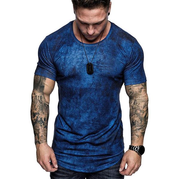 

men's t-shirts foreign trade fashion t-shirt casual 3dt-shirts summer o-neck shirt plus size streetwear, White;black