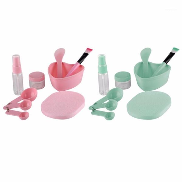 

in 1 mixing bowl brush spoon stick makeup beauty face facial mask kit diy tool1