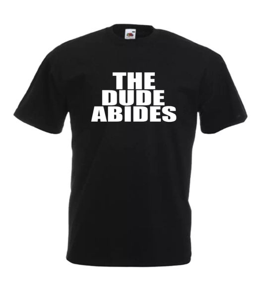 

dude abides xmas gift idea mens women t shirts multi-color s-2xl, White;black