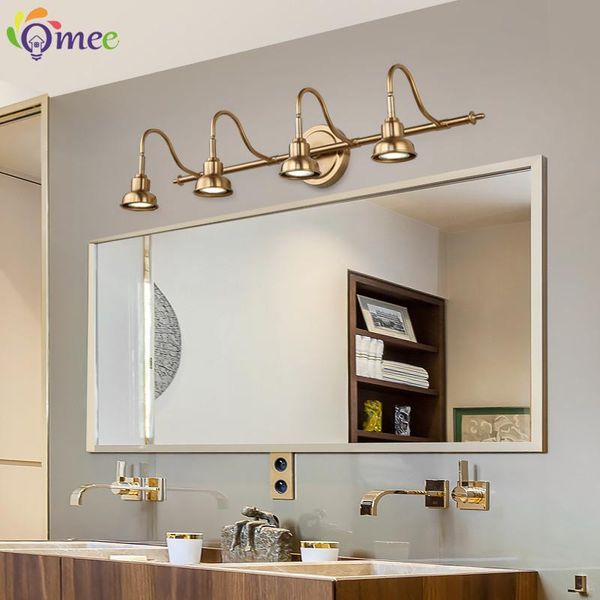 

american bronze mirror front light , bathroom wall lamps ,powder room lights lamp