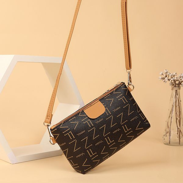 

messenger bag female 2021 simple fashion single shoulder bag printed zero wallet middle-aged and elderly mobile phone small