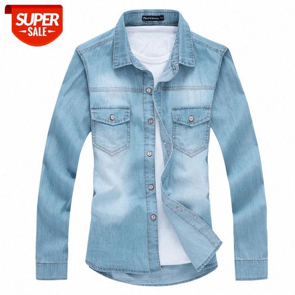 

long sleeve men's shirt denim jacket korean youth #lm3r, White;black