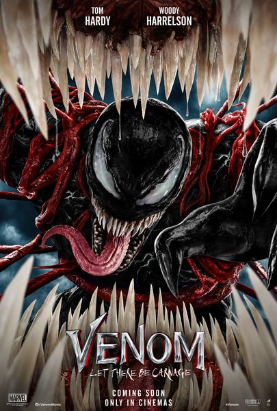 

venom: let there be carnage poster 2021 movie art film print tv