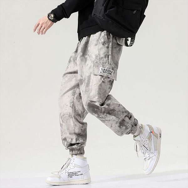 

mrgoldenbowl autumn straight harem chinese women pant style man loose ankle length trousers streetwear male casual, Black