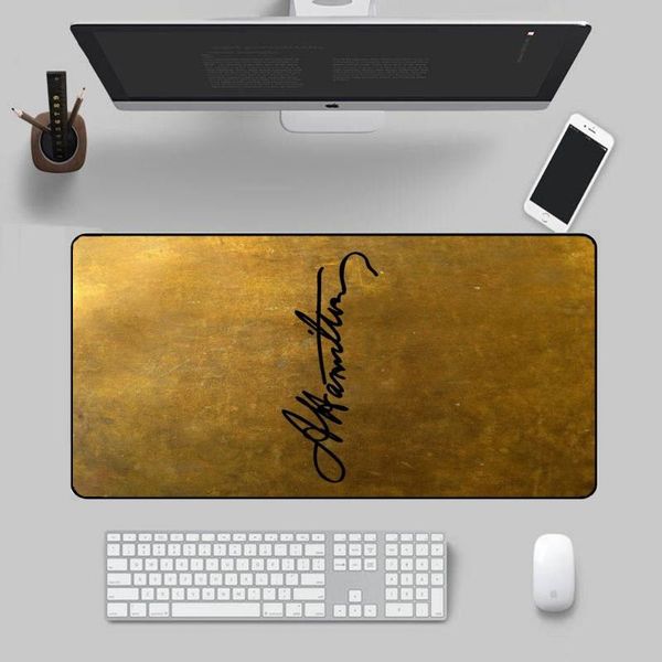 

mouse pads & wrist rests hamilton plain signature large gaming pad office desk lapkeyboard mat