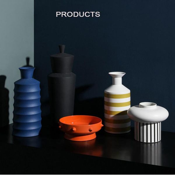 

vases nordic semi-handmade ceramic vase living room decoration home creative