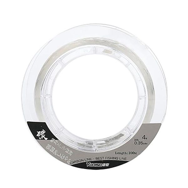 

braid line carbon sub-lead 100 meters fishing threads fish wire number 2.0