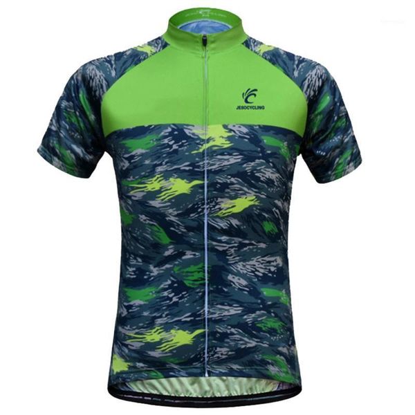 

cycling jersey men camouflage bike breathable short sleeve sublimated printing bicycle shirts clothing1, Black;red