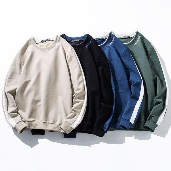 

men's sweaters hoodies fashion men patchwork sweatshirt o neck brand clothing male harajuku streetwear hip hop oversize hoodie sportswe, White;black