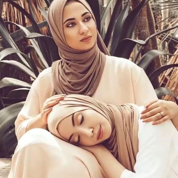 

scarves wholesale manufactured muslim jersey cotton hijab women, Blue;gray