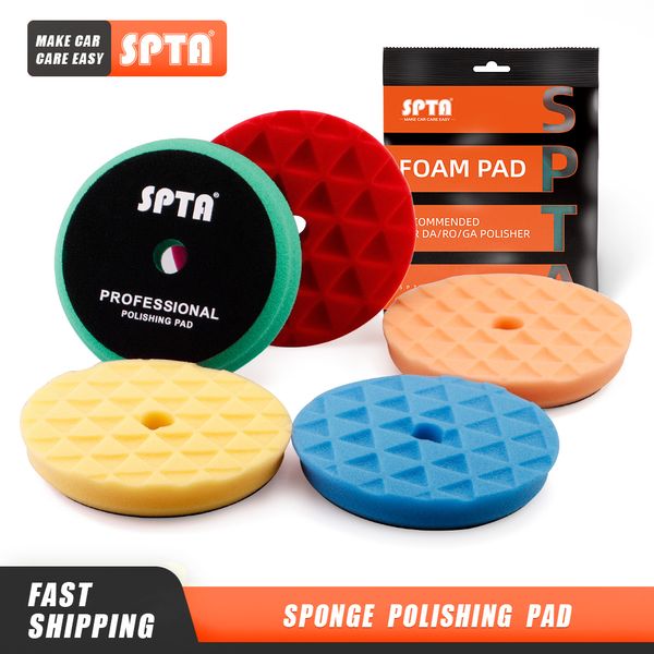 

spta 5"(125mm)/6"(150mm) car polishing pads sets for da car polisher