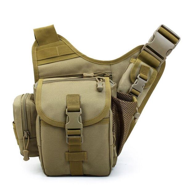 

military shoulder backpack army tactical camping hiking camouflage bags chest hunting 600d utility outdoor