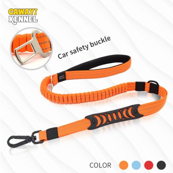 

dog collars & leashes cawayi kennel nylon reflective soft pet dogs chain traction rope handle leash training walking leads for supplies d228