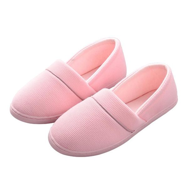 

solid-color thin-soled shoes wholesale winter thin pregnant women's floor soft-soled home cotton slippers mt-721, Black