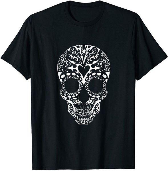 

batik skull tattoo tshirt skull tee size m-5xl, White;black