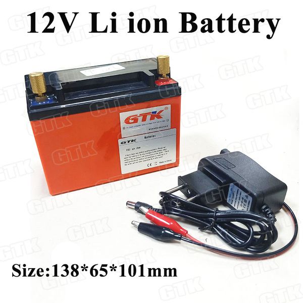 Batteria ricaricabile al litio di alta qualità 12V 9AH 8AH 7AH 6AH Non al piombo per alimentazione agli ioni di litio 100w giocattolo per auto led + caricabatterie