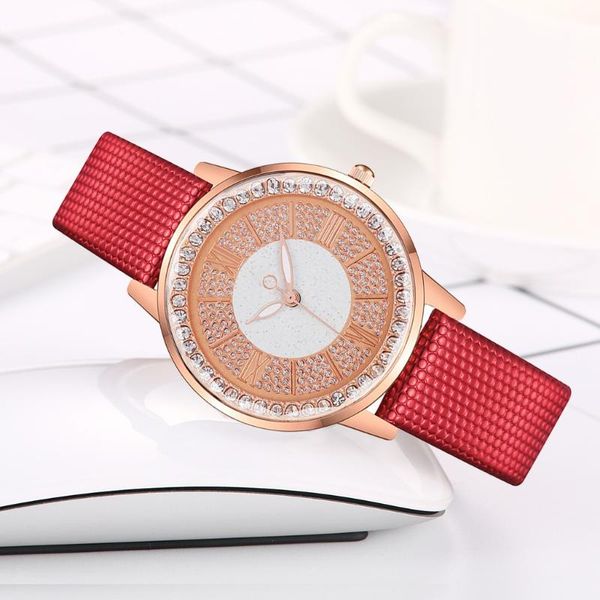 

wristwatches vansvar women's casual quartz leather band v strap watch analog watchwrist women clock wristwatch drop, Slivery;brown