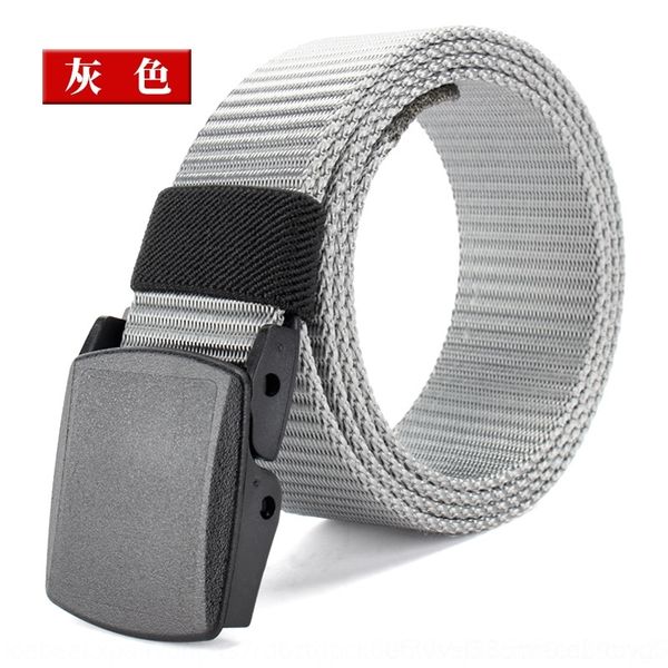 

uzX creative nylon casual belts simple no metal thickened creative nylon casual simple no metal canvas thickened canvas belt, Black;brown
