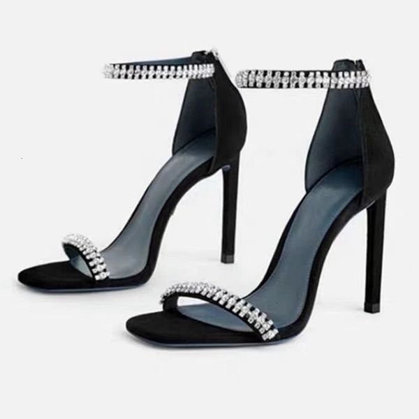

heels sandals black studded high 7dv7