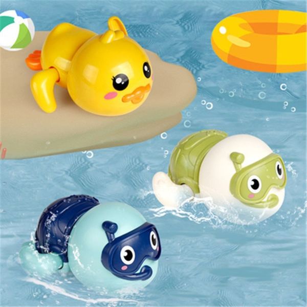 

children bathing water absorbing toys swimming turtle baby playing ocean