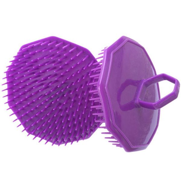 

hair brushes scalpmaster shampoo brush, purple 1 count, Silver