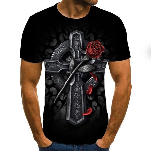 

men's t-shirts style in 2021, 3d t-shirt, gentleman design, short sleeves, summer fashion, handsome man hip-hop, White;black